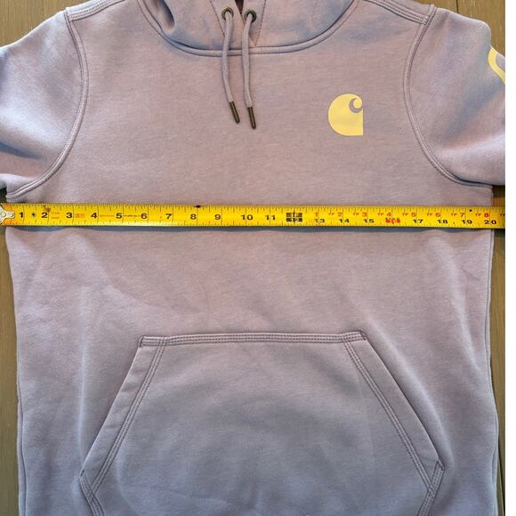 CARHARTT Womens Light Purple Hoodie with Gray Logo- Size Small (4/6) NWOT - Picture 6 of 8
